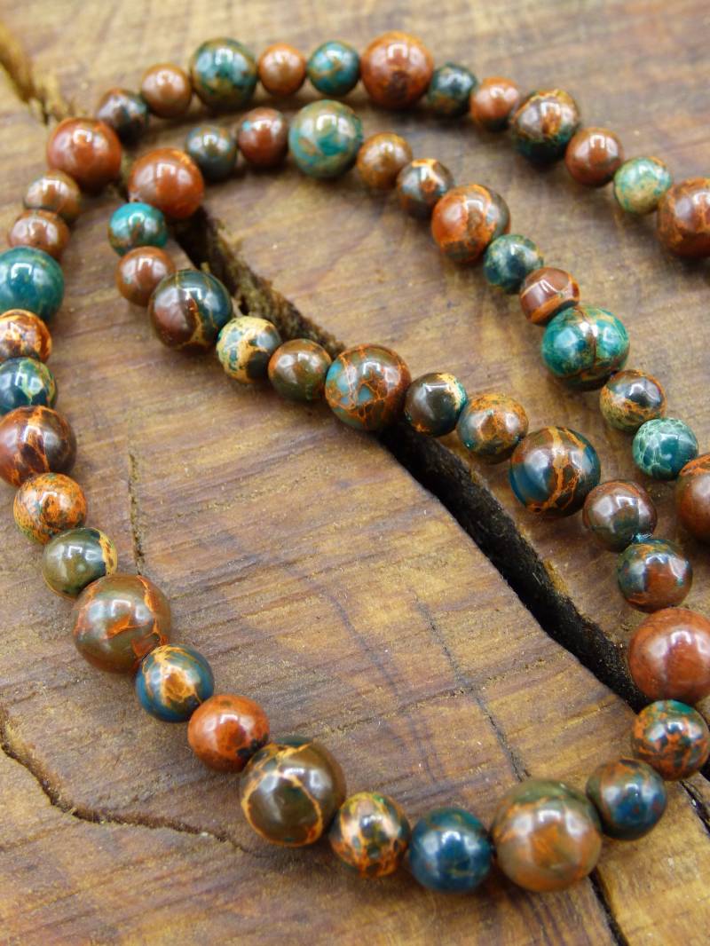 Opal ~ Edelstein Kette Gemstone Chain Bunt Heilstein Kristall Rarität Selten Geschenk Mann Frau Schwester Mutter Sie Er von ArtOfNatureBerlin