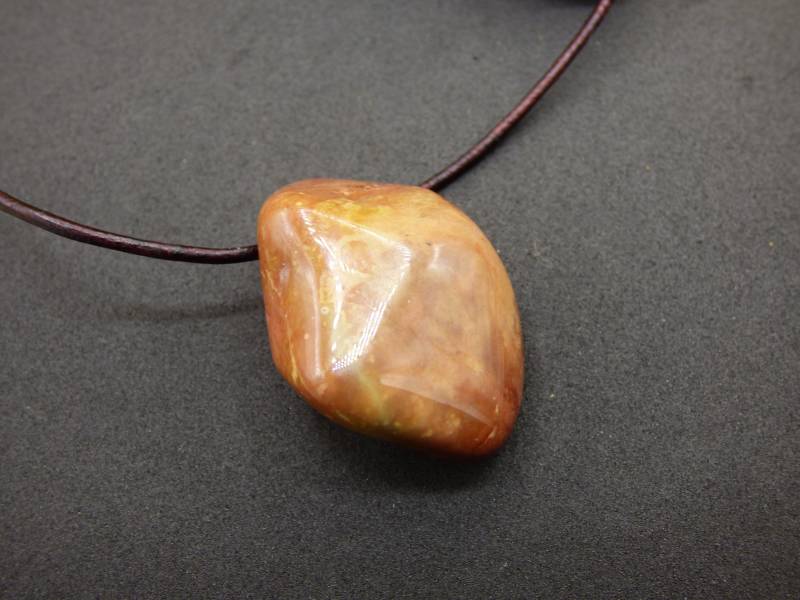 Opal Rot ~ Edelstein Kette ~Hippie ~Goa ~Boho ~Ethno ~Nature ~Heilstein von ArtOfNatureBerlin