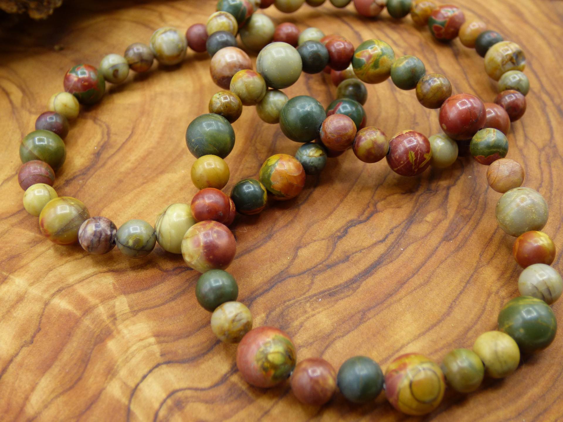 Picasso Jaspis - Edelstein Armband Bunt Goa Hippie Boho Natur Heilstein Geschenk Er Sie Mann Frau Freund Rarität Kraft Energie Chakra Picasso Jaspis - Edelstein Armband Bunt Goa Hippie Boho Natur Heilstein Geschenk Er Sie Mann Frau Freund Rarität Kraft Energie Chakra von ArtOfNatureBerlin