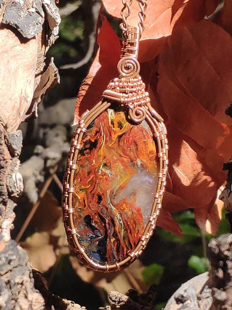 Pietersite ~ Wire ~ ~ Blitz Edelstein Kette Mit Kupferdraht ~Hippie ~Goa ~Boho ~Ethno ~Nature ~Heilstein ~Energy ~Chakra ~Spirale Pietersite ~ Wire ~ ~ Blitz Edelstein Kette Mit Kupferdraht ~Hippie ~Goa ~Boho ~Ethno ~Nature ~Heilstein ~Energy ~Chakra ~Spirale von ArtOfNatureBerlin