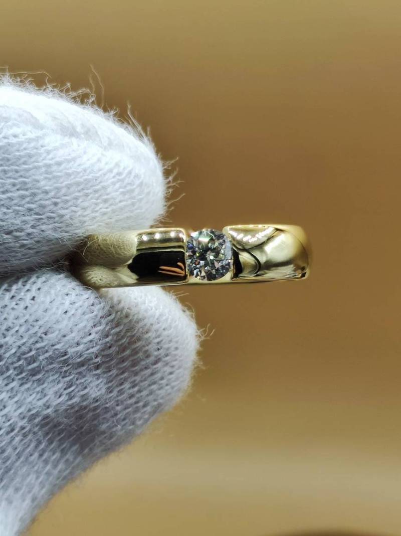 Pure Fire Cut Sonderschliff 585 Gelbgold Ring Größe 17 | 53 Diamant | Brillantenschliff Edelstein Heilstein Frau Schmuck Hochwertig Edel von ArtOfNatureBerlin