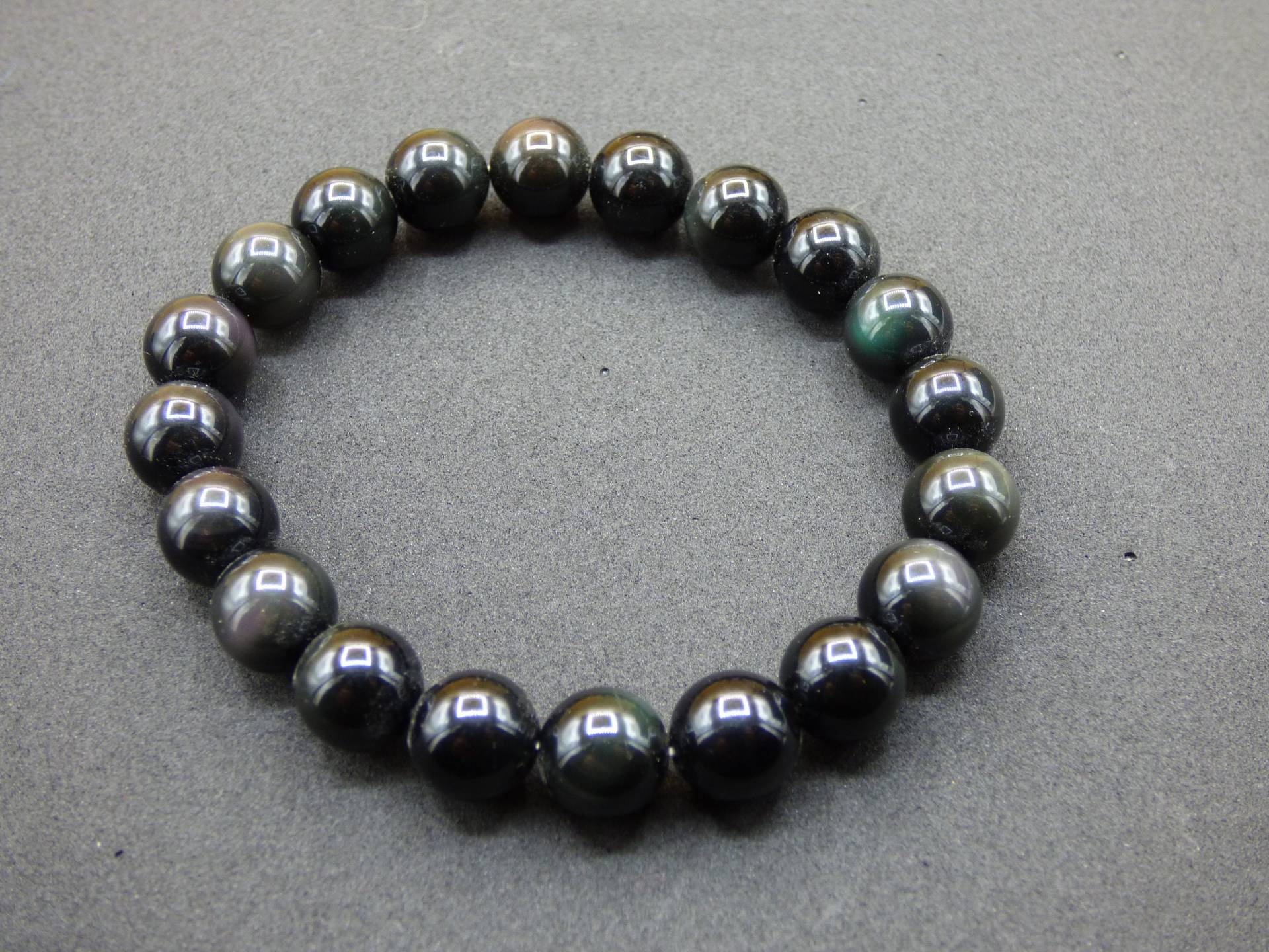 Regenbogenobsidian 10mm - Edelstein Armband Schwarz Goa Hippie Natur Heilstein Geschenk Er Sie Mann Frau Freund Rarität Energie Kraft Chakra Regenbogenobsidian 10mm - Edelstein Armband Schwarz Goa Hippie Natur Heilstein Geschenk Er Sie Mann Frau Freund Rarität Energie Kraft Chakra von ArtOfNatureBerlin