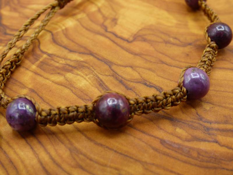 Rubin Rot Rarität ~ Edelstein Makramee Armband Goa Hippie ~Boho ~Ethno ~Indie ~Nature ~Heilstein ~Unikat von ArtOfNatureBerlin