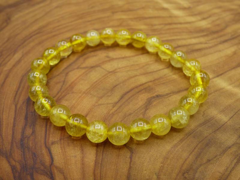 Rutilquarz Gold - Edelstein Armband Gelb Goa Hippie Boho Natur Heilstein Geschenk Er Sie Mann Frau Freund Rarität Energie Kraft Chakra von ArtOfNatureBerlin