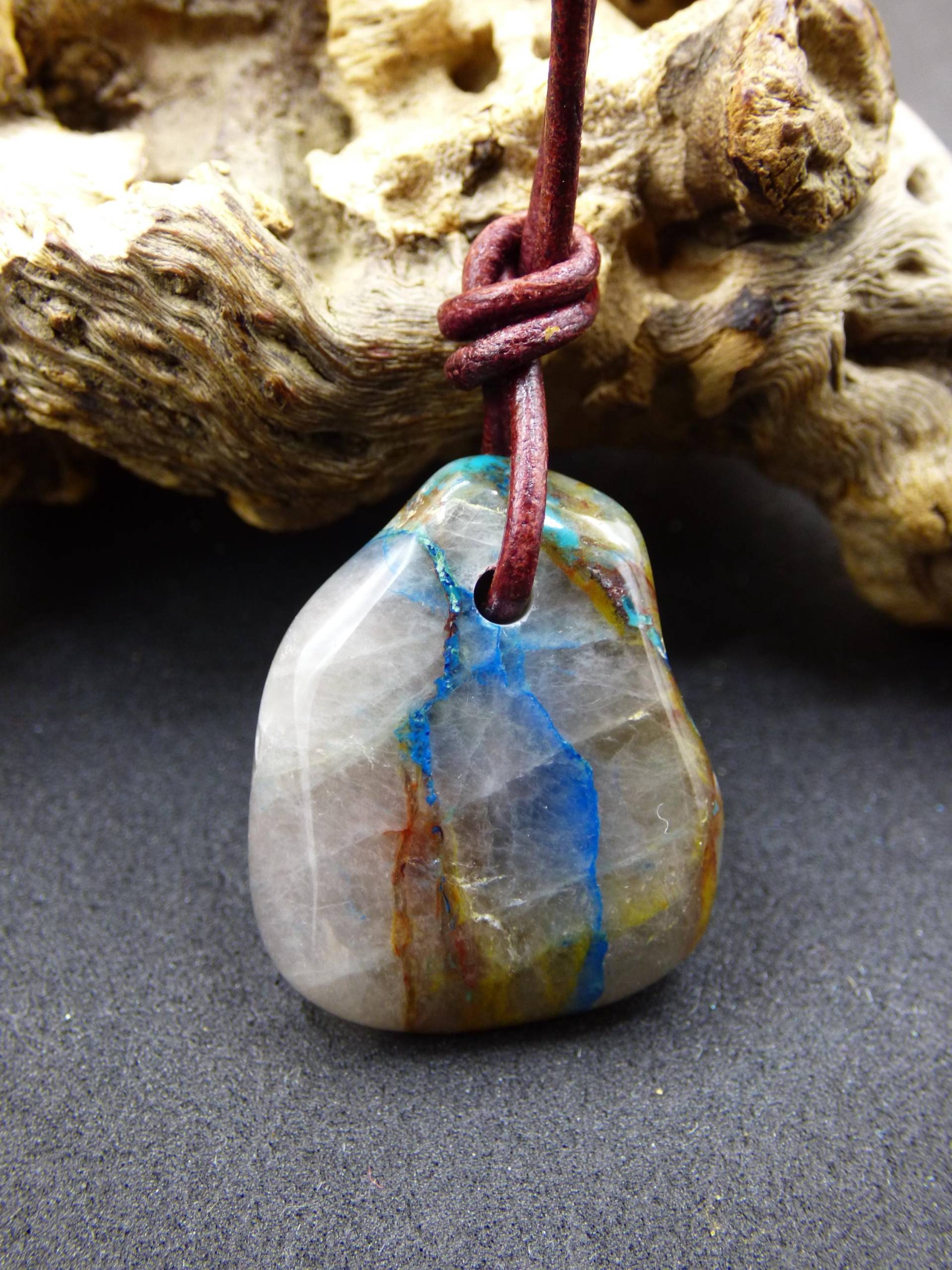 Shattuckit - Chrysocoll Edelstein Kette Heilstein Schutz Energie Geschenk Mann Frau Glück Goa Boho Tibet Ethno Natur Rarität Er Sie Vater Shattuckit - Chrysocoll Edelstein Kette Heilstein Schutz Energie Geschenk Mann Frau Glück Goa Boho Tibet Ethno Natur Rarität Er Sie Vater von ArtOfNatureBerlin