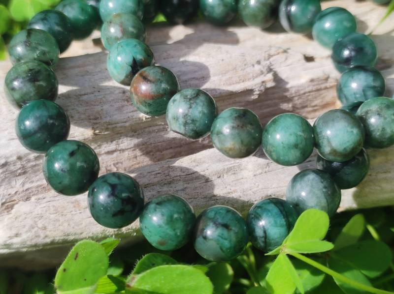 Smaragd Emerald Aaa Edelstein Armband Rarität Echt Edel Hochwertig Damen Schmuck Geschenk Frau Mann Unisex Grün Natur Boho Hippie von ArtOfNatureBerlin