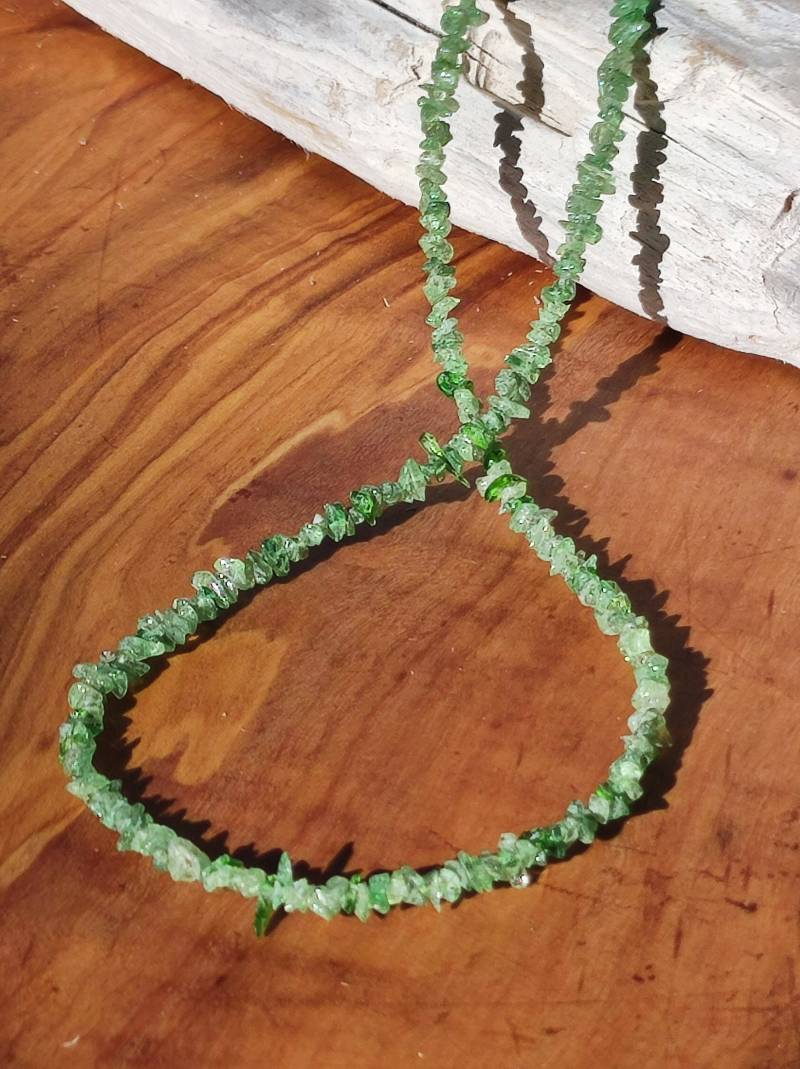 Tsavorit Rarität ~ 925 Sterling Silber Edelstein Kette Grün Natur Heilstein Geschenk Mann Frau Er Sie Weihnachten Edel von ArtOfNatureBerlin