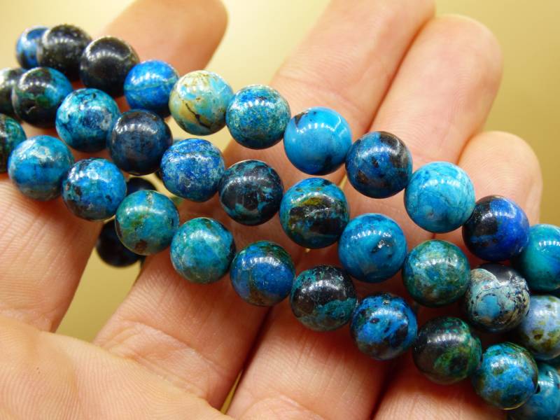 Variscite Blau Aaa - Edelstein Armband Goa Hippie Boho Natur Heilstein Geschenk Er Sie Mann Frau Freund Rarität Energie Kraft Chakra von ArtOfNatureBerlin