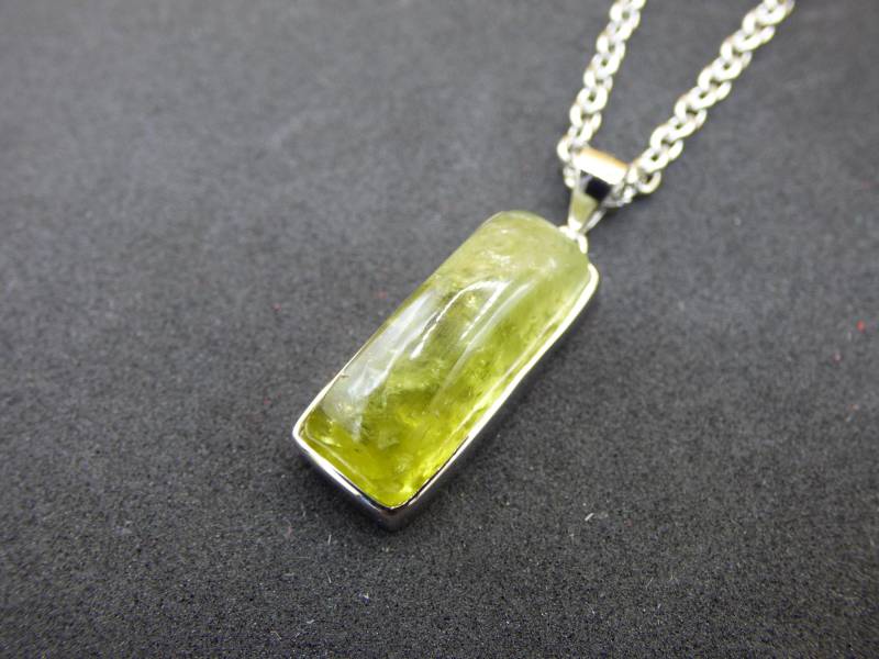 Vesuvianit Grün Aaa 925 Silber Edelstein Kette Natur Heilstein Kristall Rarität Anhänger Mann Frau Er Sie Geschenk Wunderschön Edel von ArtOfNatureBerlin