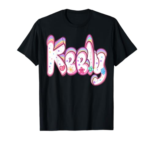 Keely Mädchen und Damen, personalisierbar, personalisierbar T-Shirt von ArtOnMyTee Personalized Custom Name Keely