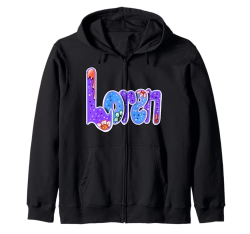 Loren Mädchen und Damen Personalisierter Name Loren Kapuzenjacke Loren Mädchen und Damen Personalisierter Name Loren Kapuzenjacke von ArtOnMyTee Personalized Custom Name Loren