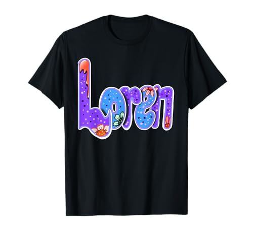 Loren Mädchen und Damen Personalisierter Name Loren T-Shirt Loren Mädchen und Damen Personalisierter Name Loren T-Shirt von ArtOnMyTee Personalized Custom Name Loren