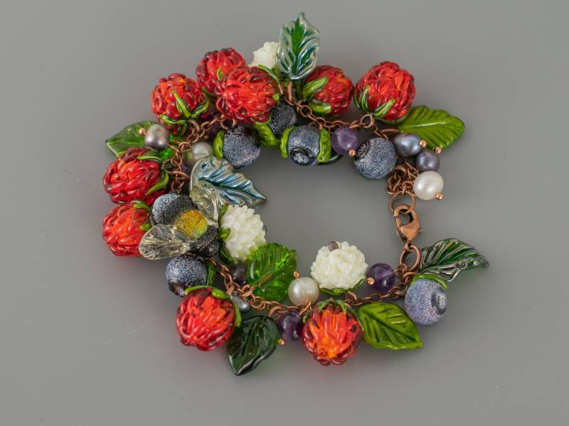 Schwiegermutter Armband, Handgefertigt Mutter Der Braut Geschenk Von Tochter Des Bräutigams Geburtstagsgeschenk Armband von ArtPalladisGlass