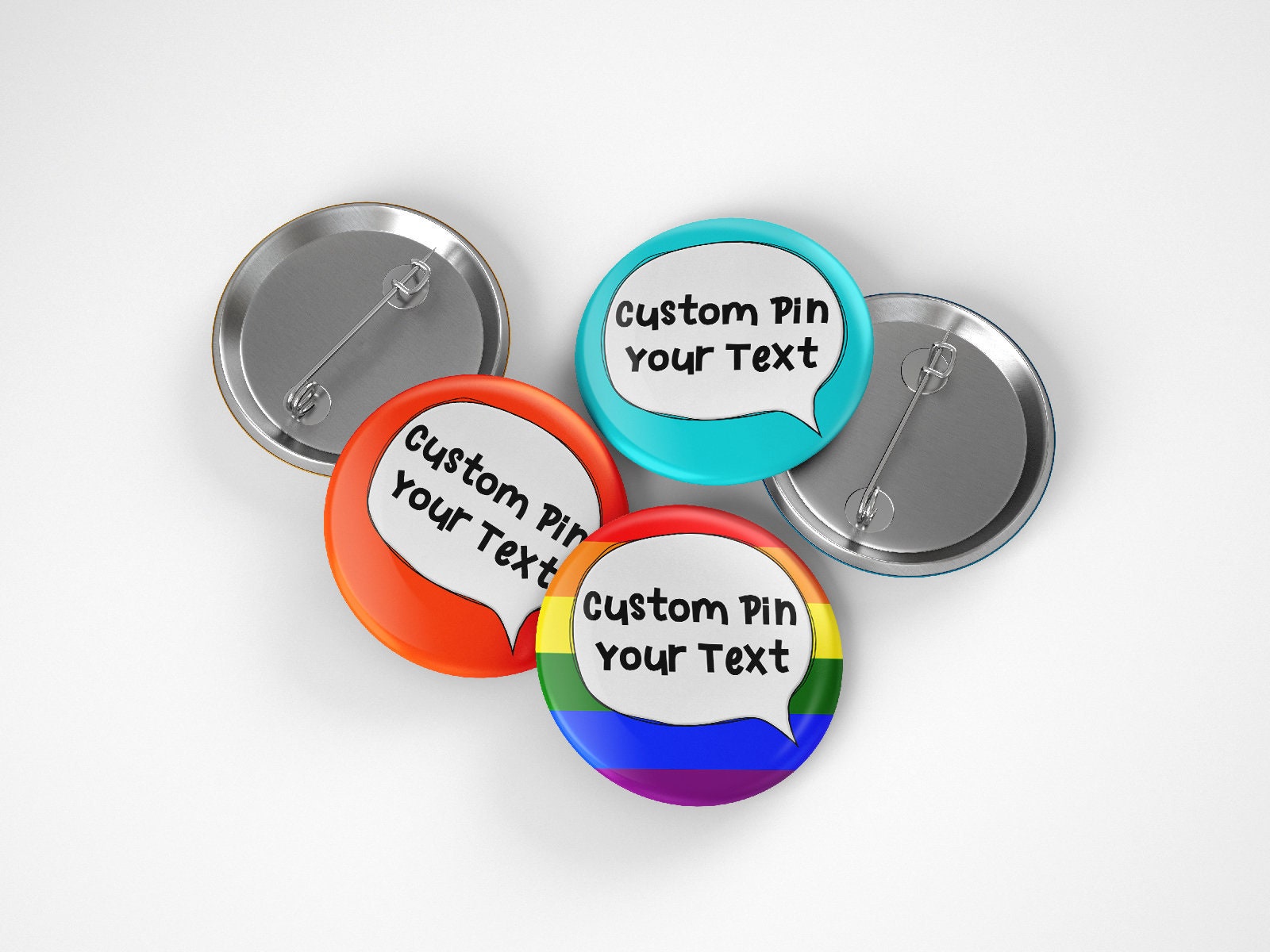 Custom Button Badge Pin, 32 Mm Oder 44 Mm, Personalisierter Badge - Passen Sie Ihren Eigenen Mit Sprechblase Und Text An Custom Button Badge Pin, 32 Mm Oder 44 Mm, Personalisierter Badge - Passen Sie Ihren Eigenen Mit Sprechblase Und Text An von ArtPhotographerPrint