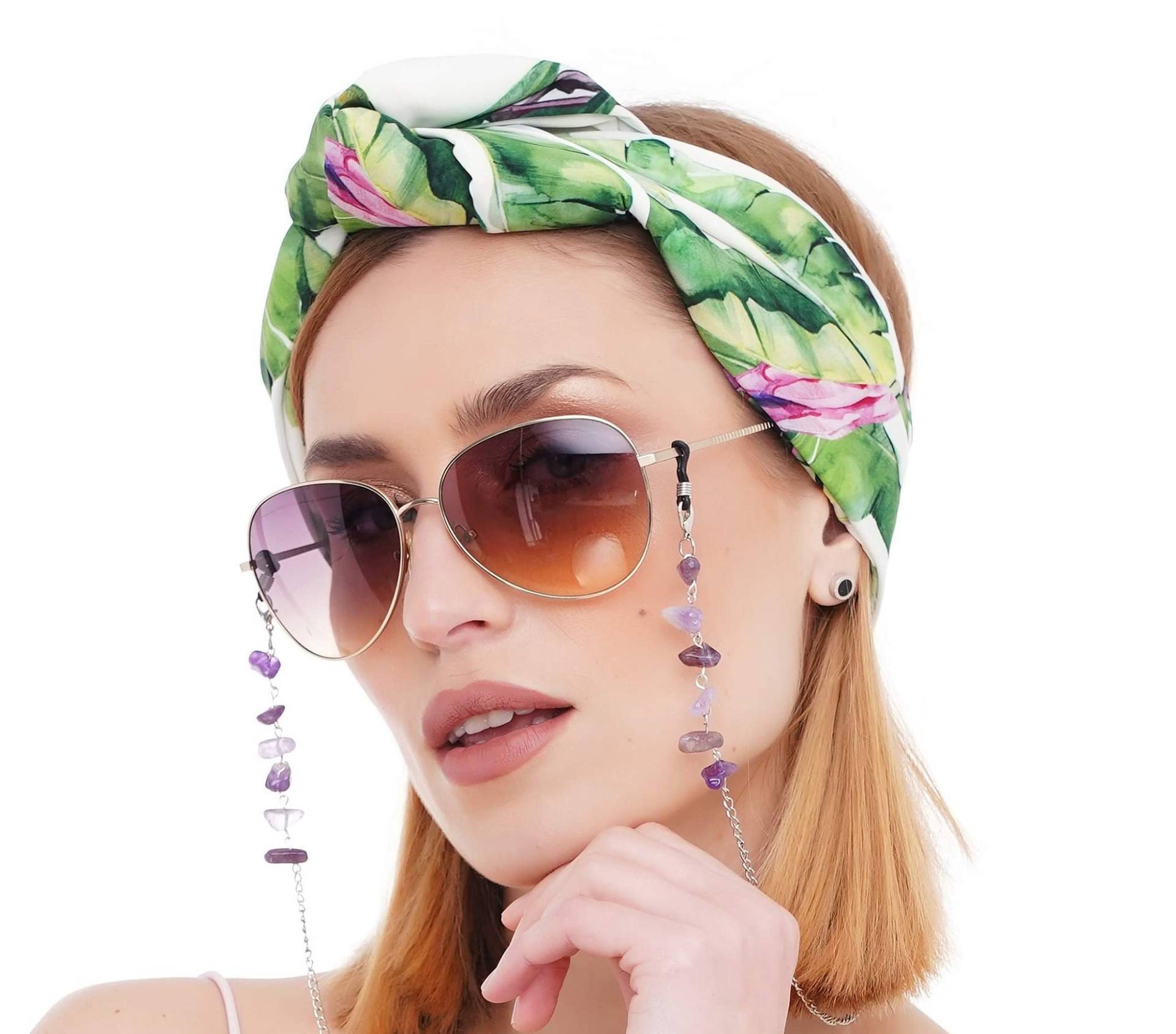 Turban Mit Flamingo, Mit Kopfband, Kopfband Damen von ArtSanaGallery