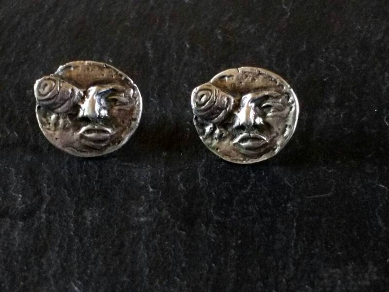 Verkauf War 56 Pfund Jetzt 40. Reise Zum Mond.mond Ohrstecker Silber Ohrringe. Twopi1Db von ArtSeaGlassEcoShop