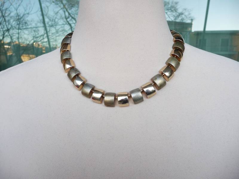 Vintage Gold Halskette, Frauen Statement Halskette Hochzeit von ArtTetisCollections