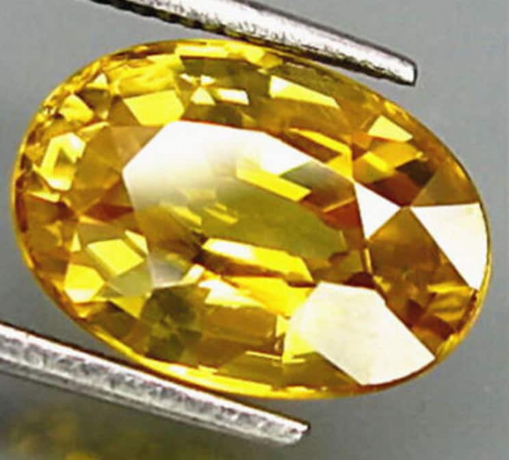 If 0.83Ct Makellose Dazzling Natürliche Unbeheizte Erde Abgebaut Aaa Gelb Ceylon Sapphire von ArtTown