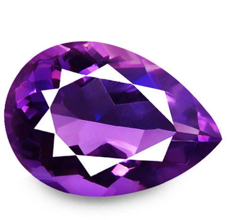 If 4.15Ct 100% Natürliche Erde Abgebaut Atemberaubende Top Farbe Violet Blau Amethyst von ArtTown