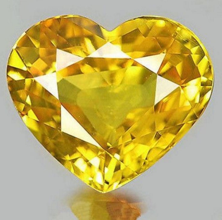 Vs 0.95 Ct Dazzling Natürliche Unbeheizte Erde Abgebaut Aaa Gelb Ceylon Saphir Lose Gemme von ArtTown