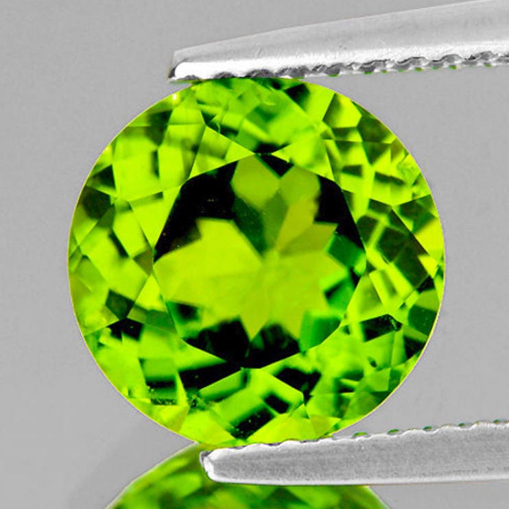 Vvs 1, 40 Ct Runde Funkelnden Grünen Peridot 100 % Natürliche Unbeheizt Unbehandelte Lose Edelstein von ArtTown