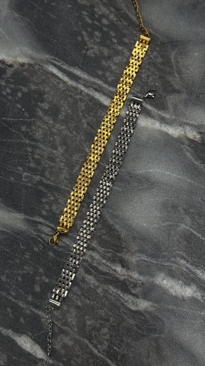 Handgewebtes Perlenarmband Mit Verstellbarem Gold - Oder Stahl-Finish von ArtanaBeads