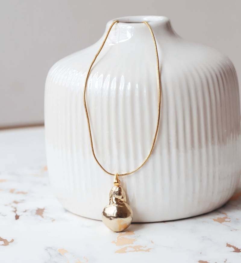 Barock Perlen Anhänger Halskette, Unregelmäßige Brautjungfer Geschenke, Von Kunst Und Handwerk Schmuck von ArtandCraftsJewelry