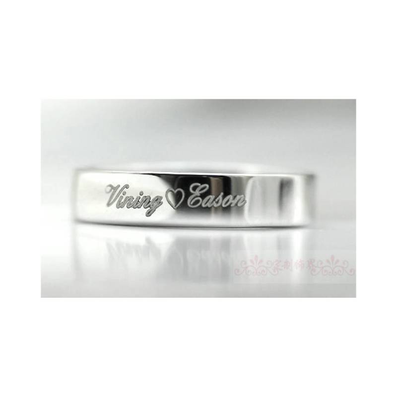 Benutzerdefinierte Name Ring-sterling Silber Gravur Wort Ring-Personalisierte Ring Für Freundin, Liebhaber von Artchain2013