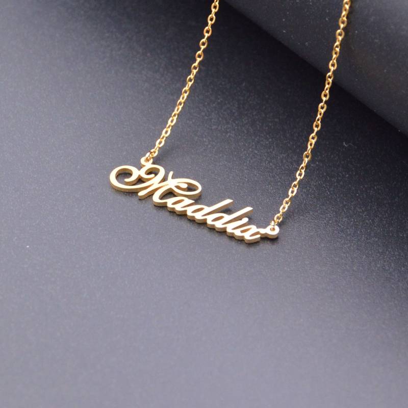 Personalisierte Name Halskette Sterling Silber Individuelle Schmuck Geschenk von Artchain2013