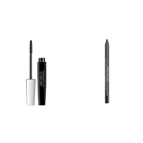 ARTDECO All In One Mascara – long-lasting-Wimperntusche – Für Volumen, Länge und Schwung – 1 x 10 ml & Soft Eyeliner Waterproof - Cremiger Kajalstift wasserfest, langanhaltender Eye Liner - 1 x 1,2 g von Artdeco