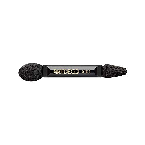 ARTDECO Duo Eyeshadow Applicator - Kleiner Lidschatten-Applikator für Lidschatten Palette - 1 Stück, schwarz von Artdeco