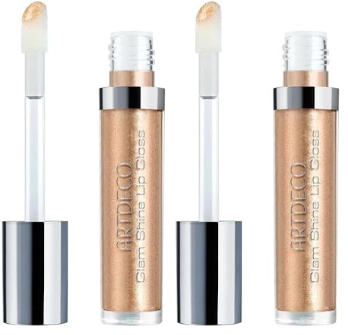 ARTDECO Glam Shine Lip Gloss - Funkelnder Lip Gloss mit intensiv glänzendem Finish - 1x4ml (Packung mit 2) von Artdeco
