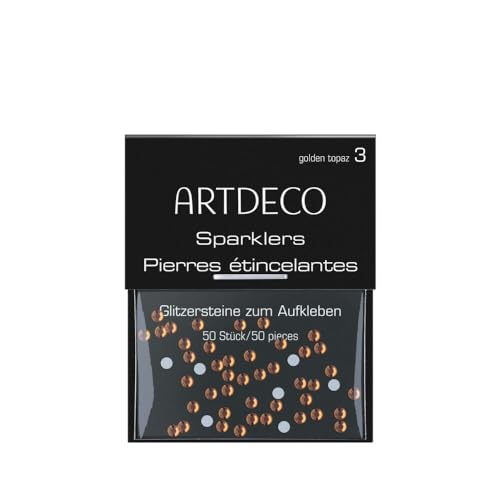 ARTDECO Glitzersteine zum Aufkleben - für ein individuelles, funkelndes Make-up - 50 Stück von Artdeco