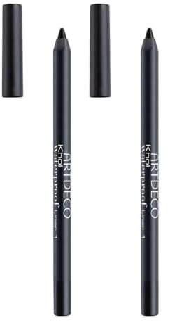 ARTDECO Khol Waterproof Liner - Wasserfester und pechschwarzer Kajalstift - 1 x 1,2 g (Packung mit 2) von Artdeco