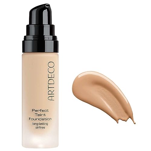 ARTDECO Perfect Teint Foundation - langanhaltende, flüssige Foundation ohne Öl und ohne Maskeneffekt - 1 x 20 ml von Artdeco