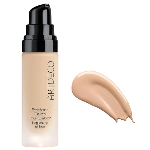 ARTDECO Perfect Teint Foundation - langanhaltende, flüssige Foundation ohne Öl und ohne Maskeneffekt - 1 x 20 ml von Artdeco