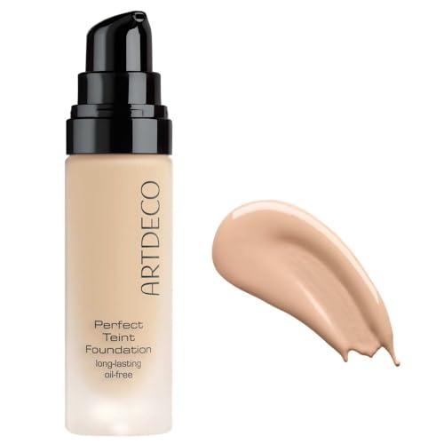 ARTDECO Perfect Teint Foundation - langanhaltende, flüssige Foundation ohne Öl und ohne Maskeneffekt - 1 x 20 ml von Artdeco