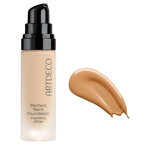 ARTDECO Perfect Teint Foundation - langanhaltende, flüssige Foundation ohne Öl und ohne Maskeneffekt - 1 x 20 ml von Artdeco