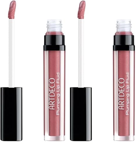 ARTDECO Plumping Lip Fluid - Lip Gloss für volle, glänzende Lippen mit Wet-Look Glanz - 1 x 3ml (Packung mit 2) von Artdeco