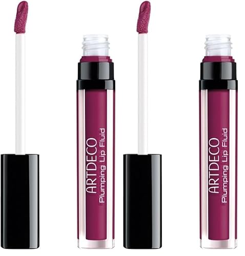 ARTDECO Plumping Lip Fluid - Lip Gloss für volle, glänzende Lippen mit Wet-Look Glanz - 1 x 3ml (Packung mit 2) von Artdeco