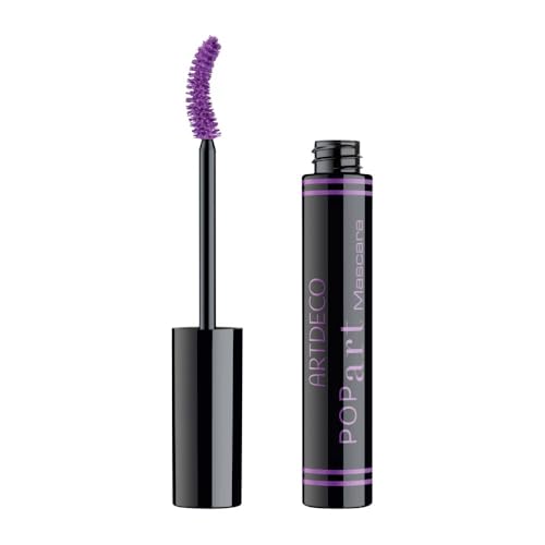 ARTDECO Pop Art Mascara – lila Eye-catcher Mascara mit intensiv pigmentierter Textur und auffallender Farbe (lilac pop) – 1 x 9 ml von Artdeco
