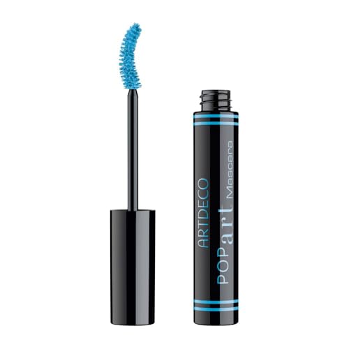 ARTDECO Pop Art Mascara – blaue Eye-catcher Mascara mit intensiv pigmentierter Textur und auffallender Farbe (blue pop) – 1 x 9 ml von Artdeco