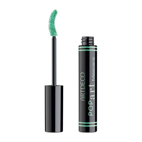 ARTDECO Pop Art Mascara – minzgrüne Eye-catcher Mascara mit intensiv pigmentierter Textur und auffallender Farbe (mint pop) – 1 x 9 ml von Artdeco