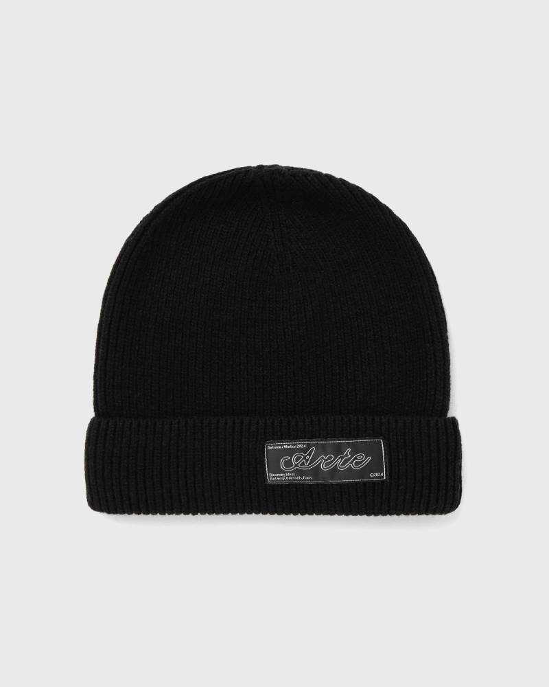 Arte Antwerp Basic Metal logo beannie men Beanies black in Größe:ONE SIZE von Arte Antwerp