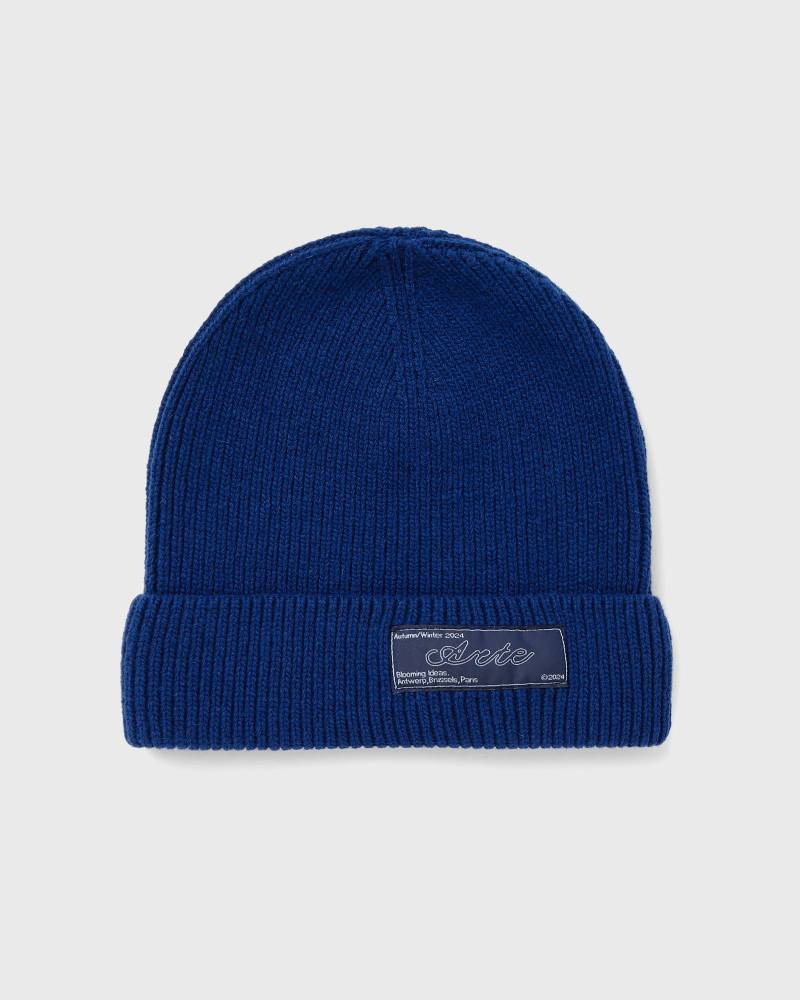 Arte Antwerp Basic Metal logo beannie men Beanies blue in Größe:ONE SIZE von Arte Antwerp