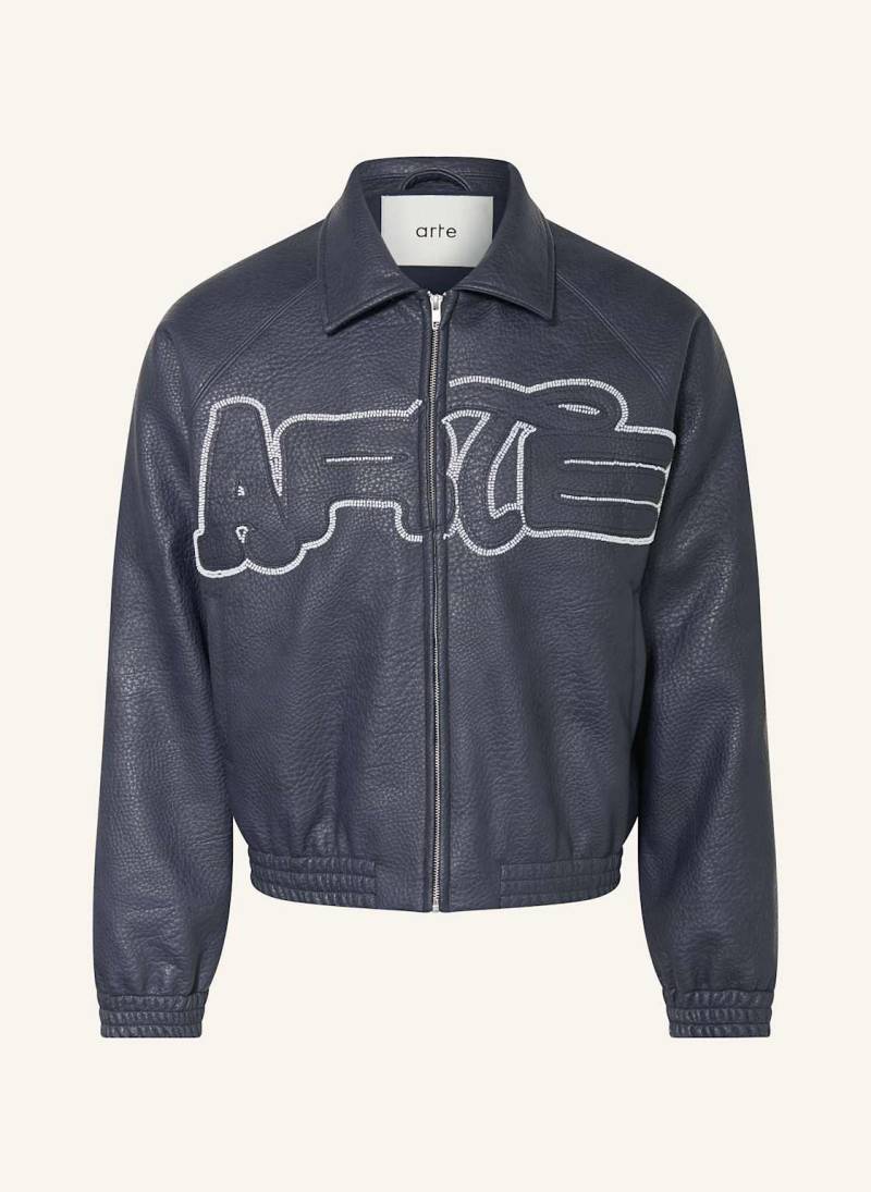 Arte Antwerp Blouson In Lederoptik blau von Arte Antwerp
