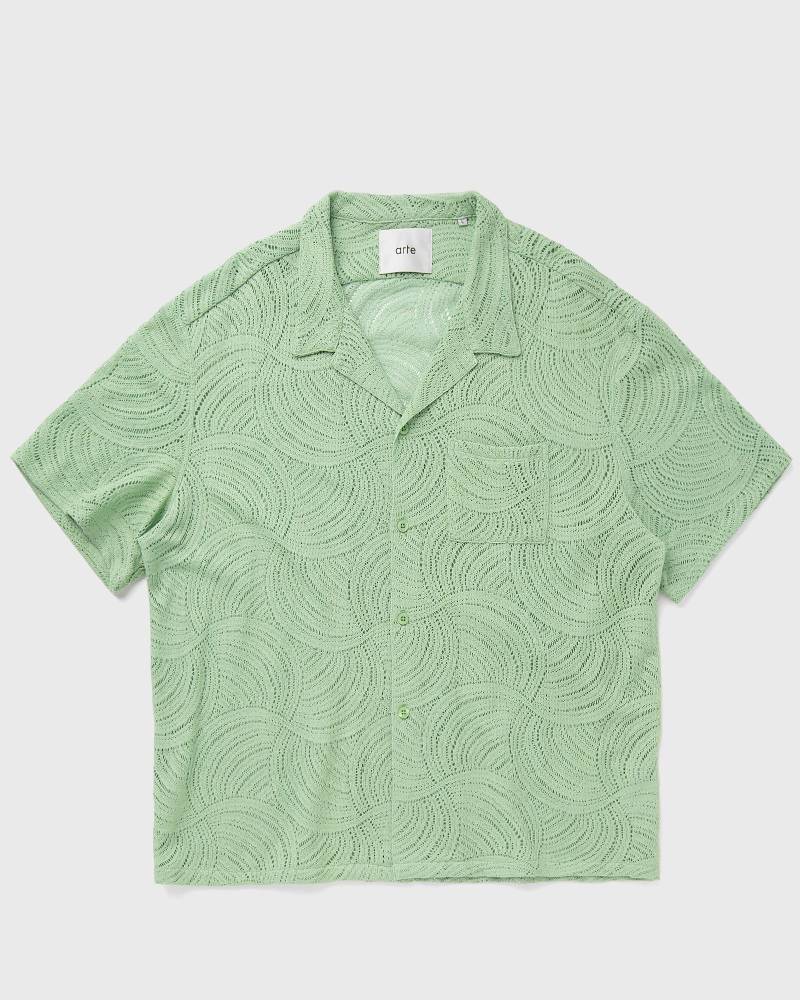 Arte Antwerp Circle Croche Shirt men Shortsleeves green in Größe:L von Arte Antwerp