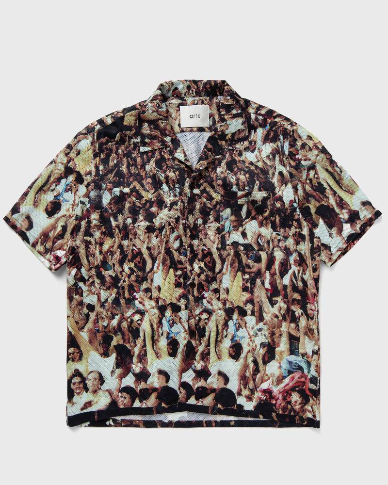 Arte Antwerp Mesh Shirt men Shortsleeves multi in Größe:M von Arte Antwerp