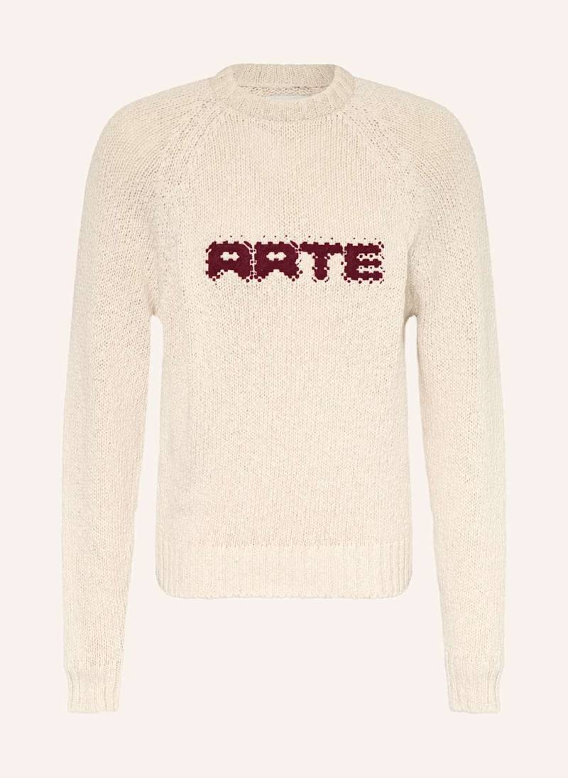 Arte Antwerp Pullover Mit Leinen beige von Arte Antwerp