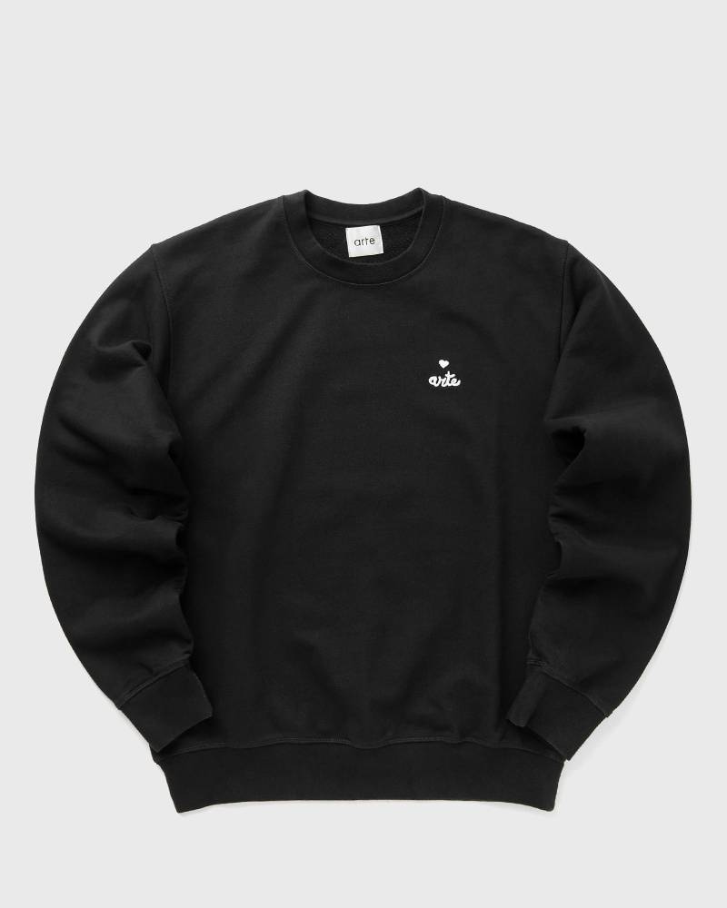 Arte Antwerp Small heart and logo crewneck men Sweatshirts black in Größe:L von Arte Antwerp